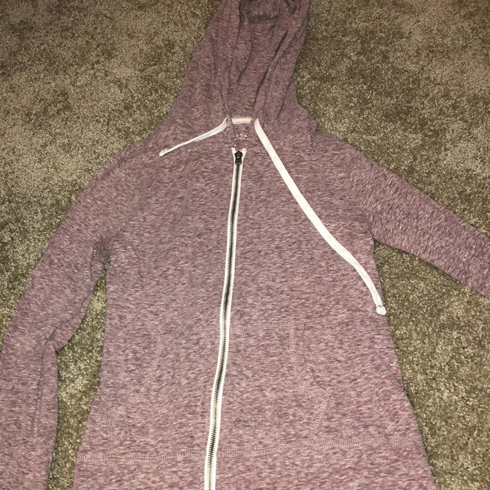 Aeropostale maroon hooded jacket size small